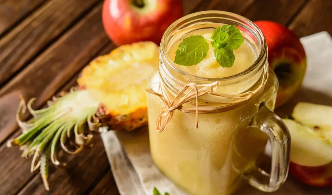 Smoothie Apel Nanas Segar Tanpa Gula, Cocok untuk Sarapan