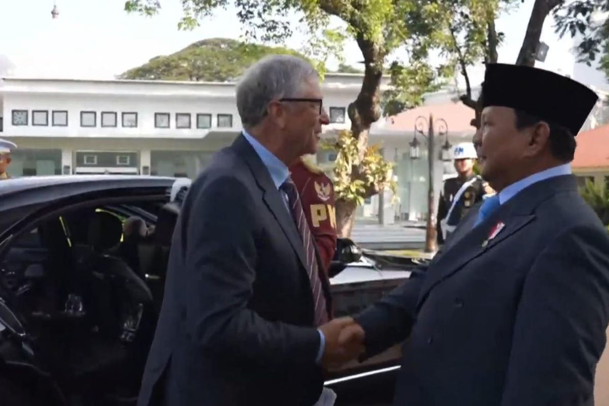 Bill Gates Bertemu Prabowo di Istana, Bahas Dukungan