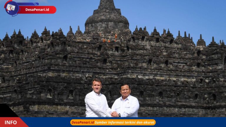 Macron Kagumi Borobudur, begini Katanya