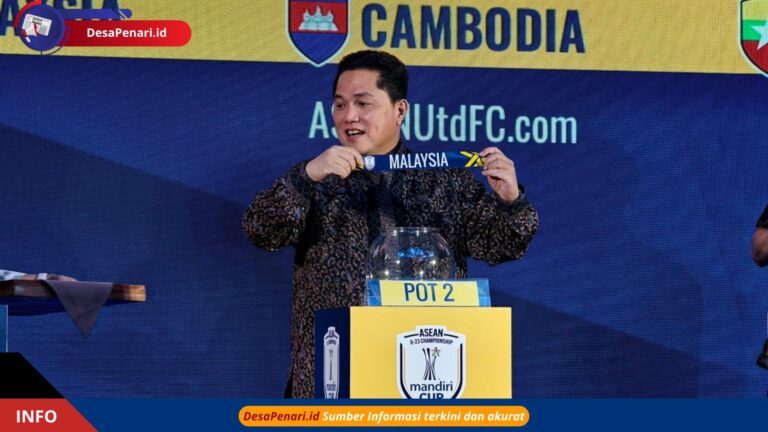 Hasil Undian ASEAN U23 Championship 2025: Indonesia Berjumpa Malaysia di Grup A