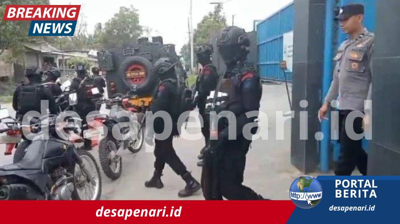 Polisi Bersenjata Lengkap Gerebek Puluhan Preman Banten, Calo Tenaga Kerja Turut Diamankan