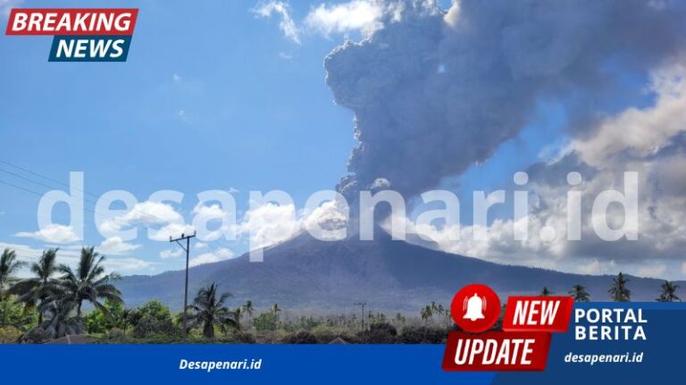 Gunung Lewotobi Meletus Dahsyat : Abu Vulkanik Capai 3,5 Kilometer!