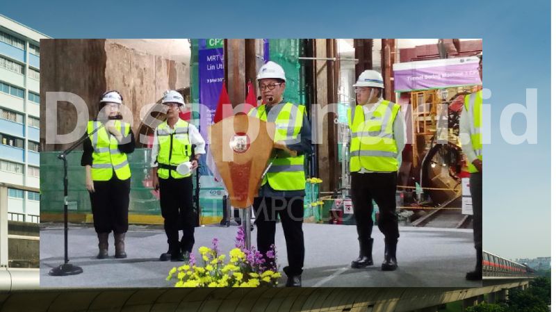 Pramono Resmikan Proyek MRT