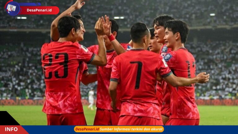 Korea Selatan dan Yordania Pastikan Tiket ke Piala Dunia 2026!
