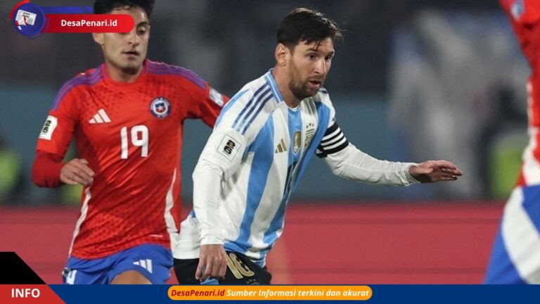 Hasil Chile Vs Argentina 0-1: Messi Jadi Pengganti, simak lengkapn