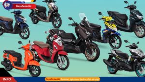 4 Motor Matic Yamaha Bagasi Luas, Perfect Untuk Ojol!