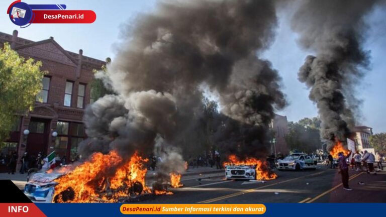 Los Angeles Membara: Aksi Pembakaran & Bentrok Berdarah Pecah di Jalanan!