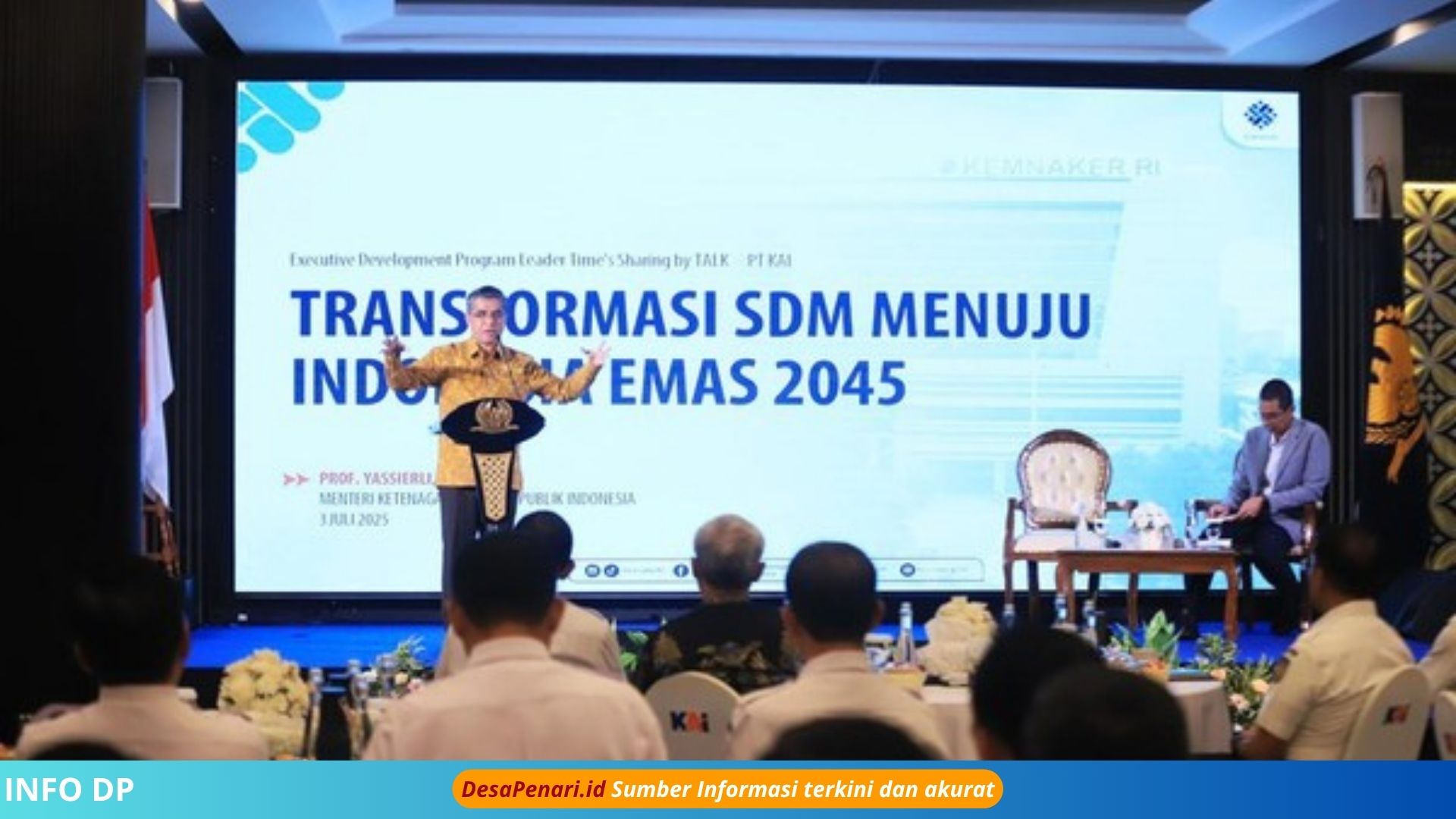 Menaker: Kearifan Lokal Kunci Harmonisasi Hubungan Industrial!