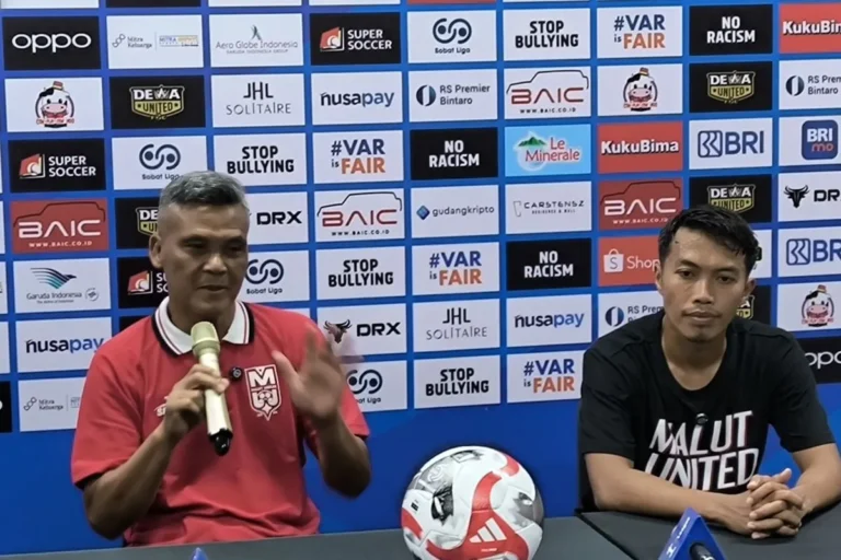 Malut United Hancurkan Dewa United 3-1 di Laga Pembuka