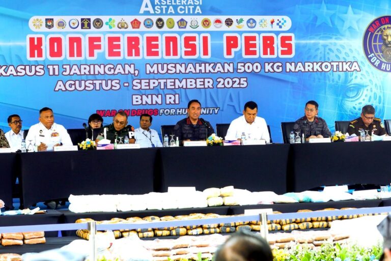 BNN Gulung 11 Jaringan Narkoba dalam Operasi 18 Hari di Awal Kepemimpinan Baru