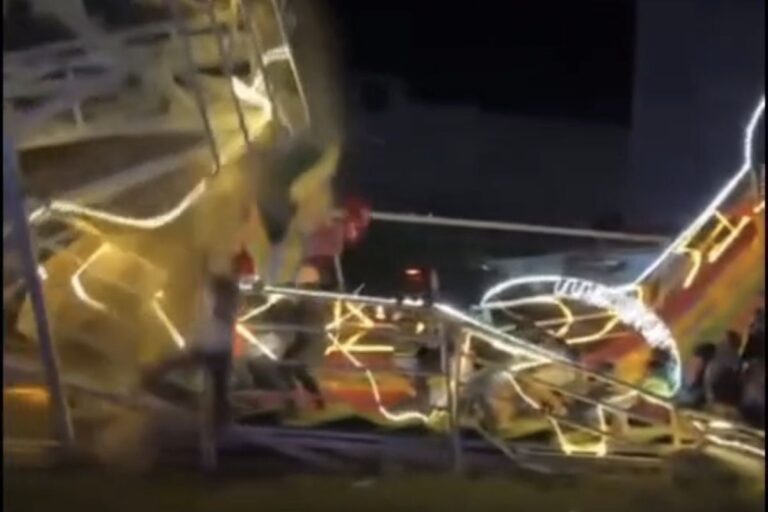 Enam Korban Terluka Akibat Tertimpa Wahana ‘Rainbow Slide’ yang Roboh di Ketapang