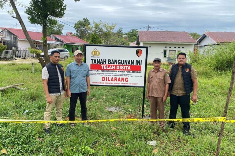 Polda Bengkulu Amankan Tanah dan Mobil Milik Tersangka Kasus Suap PDAM