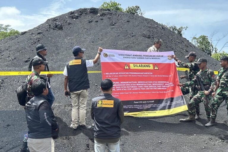 Ditjen Gakkum ESDM Amankan 70 Ribu Ton Batubara Ilegal di Kukar