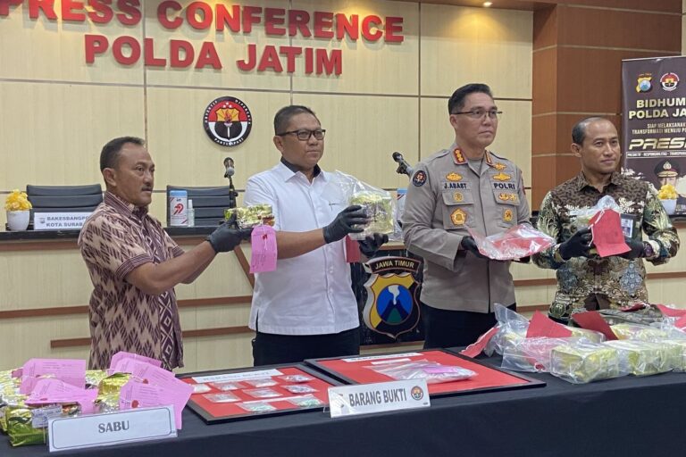Modus Teh China Kembali Muncul, Polda Jatim Amankan 34 Kg Sabu dari Dua TKP Berbeda