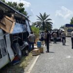 Tabrakan Maut Bus PMH di Pelalawan, Sopir Truk Kabur Tinggalkan TKP