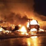 Kebakaran Hebat di Sentani Timur, Dua Rumah dan Satu Bengkel Motor Hangus Terbakar