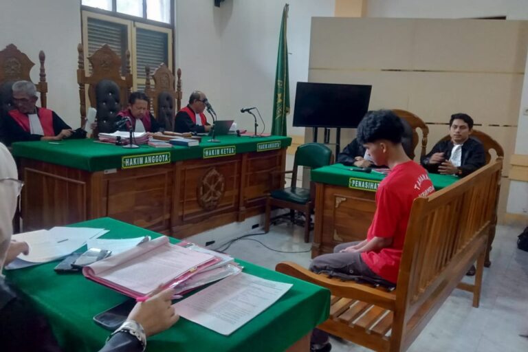 Pencari Pakan Ternak di Medan Tewas Dibacok, Anggota Geng Motor Dituntut 20 Tahun Penjara