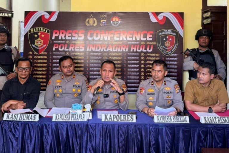 Polisi Ringkus 6 Anggota Sindikat Curanmor di Inhu, Sudah Gasak 64 Motor Sistem Pesanan