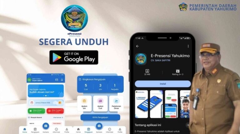 Transformasi Digital Yahukimo: Sekda Redison Manurung Luncurkan E-Presensi ASN