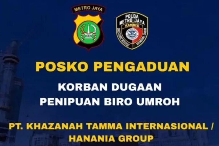 Penipuan Umrah Hanania Group, Polda Metro Jaya Buka Posko Pendataan Korban Tambahan