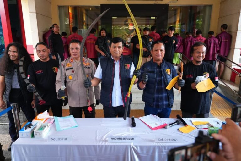 Dua Pekan Penyelidikan, Polisi Bekuk 7 Begal yang Resahkan Warga Medan dan Deli Serdang