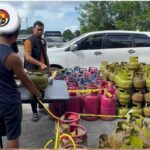 Aparat Polisi Grebek Lokasi Pengoplosan Elpiji di Desa Air Duren, Tiga Orang Diamankan