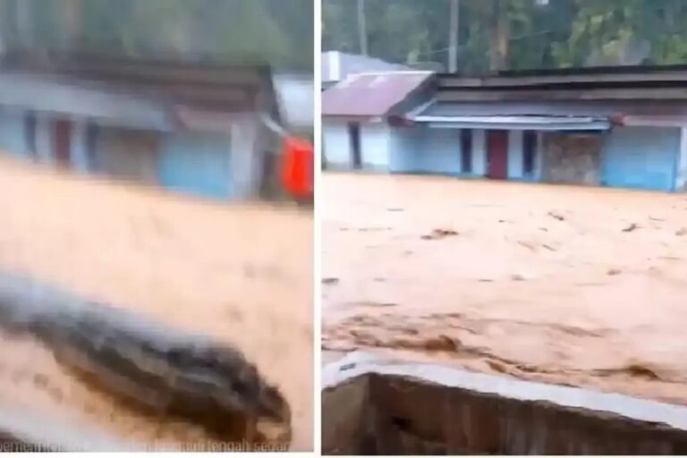 Warga Hutanabolon Terjebak Banjir Bandang, Tangis Pecah Saat Air Mulai Masuk ke Rumah