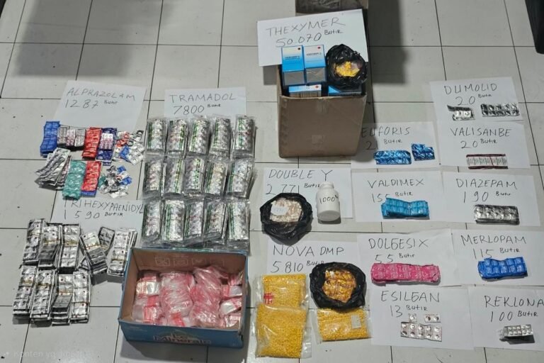Polres Jakpus Bongkar Peredaran Obat Keras di Tanah Abang, 74 Ribu Pil Disita