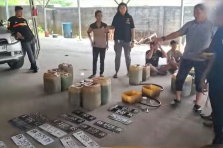 Berkedok Tempat Cuci Mobil, Rumah di Belinyu Bangka Jadi Lokasi Penimbunan BBM Subsidi