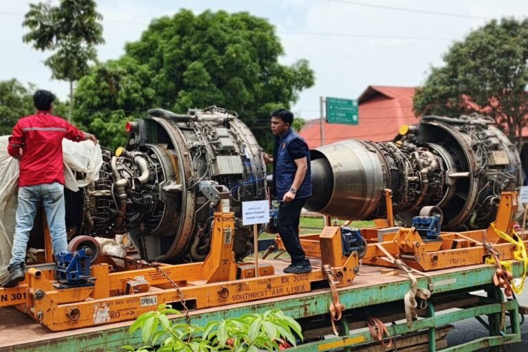 Polda Kepri Ungkap Impor Ilegal 3 Mesin Pesawat Bekas Rp30 Miliar asal Singapura