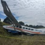 Pesawat Asian One Rute Timika–Sugapa Tergelincir di Bandara Bilorai Papua Tengah